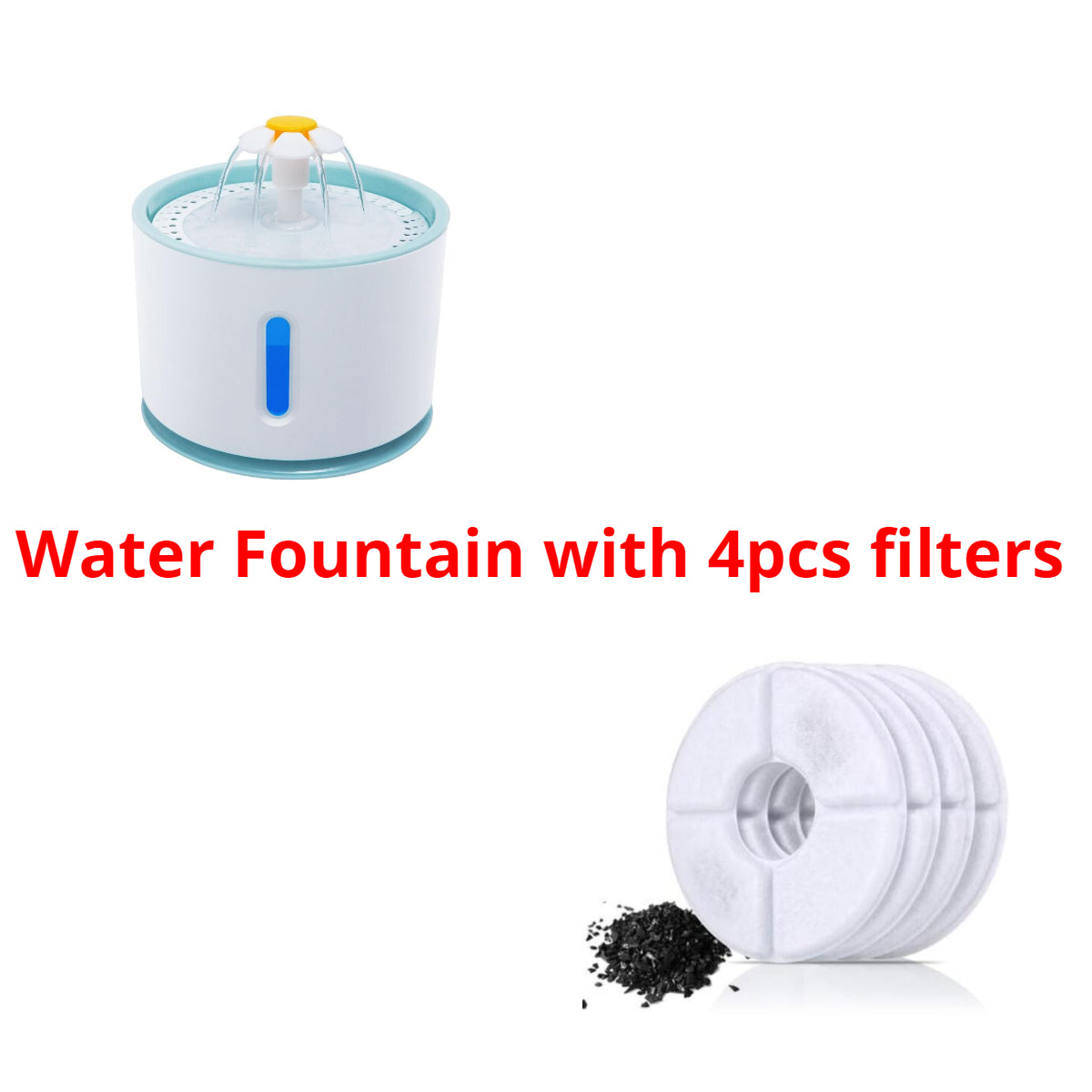 Water Fountain With LED Lighting Drinking Dispenser