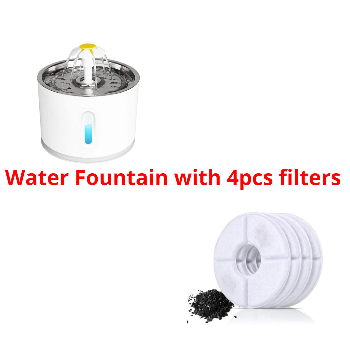 Water Fountain With LED Lighting Drinking Dispenser